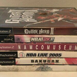 PS2 Game Lot (6 Games) - Preowned, 56 CIB - See Description for Titles